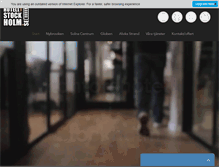 Tablet Screenshot of kontorshotellistockholm.se